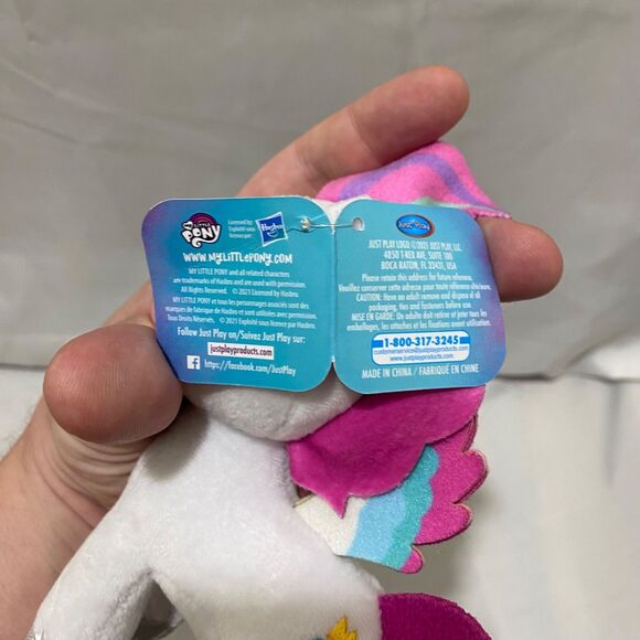 My Little Pony Zipp Storm Pegasus Plush 8” Hasbro 2021 Stuffed Animal Toy - Picture 6 of 7